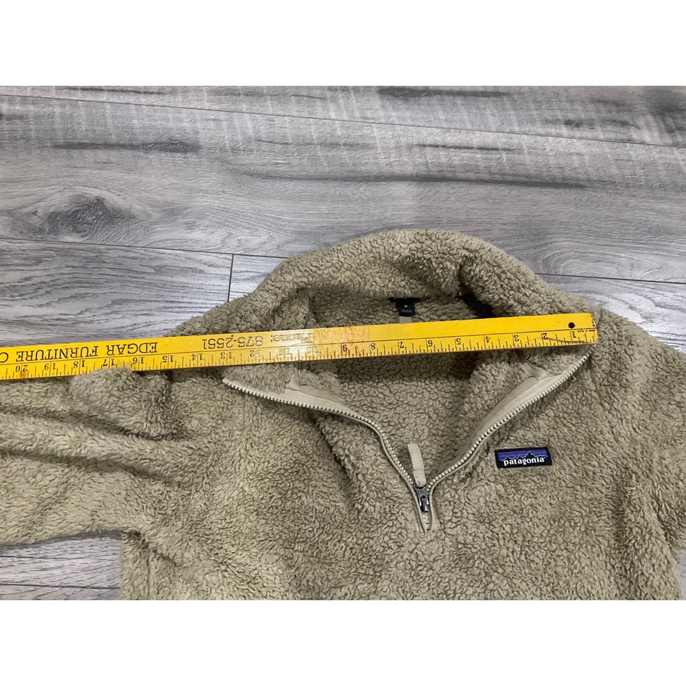 Patagonia Los Gatos 1/4 Zip Fleece Pullover Tan Khaki Womens Medium 25235 - Picture 10 of 14